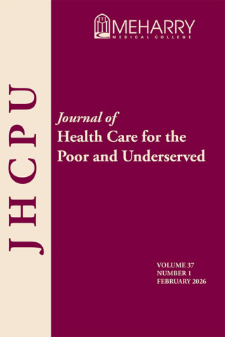 Journal of Health Care for the Poor and Underserved
