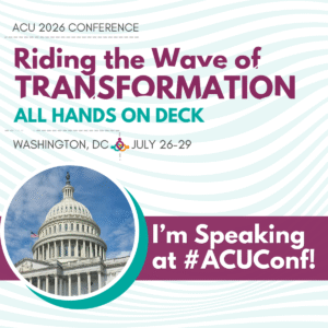 I'm Speaking at #ACUConf