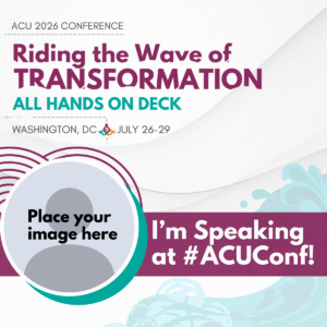 I'm Speaking at #ACUConf! Badge