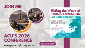 Join me at Acu’s 2026 conference